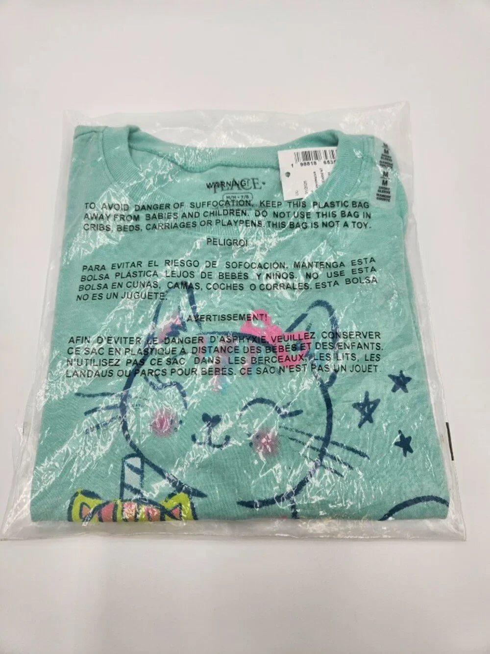 NWT + Orig Packaging Children's Place Cat Bubble Tea | Spearmint | Size 7/8
